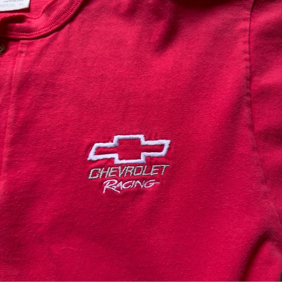 Vintage 90's Single Stitch Red Chevrolet Racing Shirt - Picture 3 of 6
